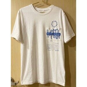 UNINTERRUPTED LeBron James More Than An Athlete T-Shirt White Blue Pocket XXL